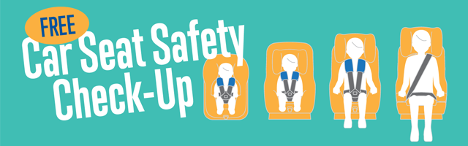 car seat safety event graphic