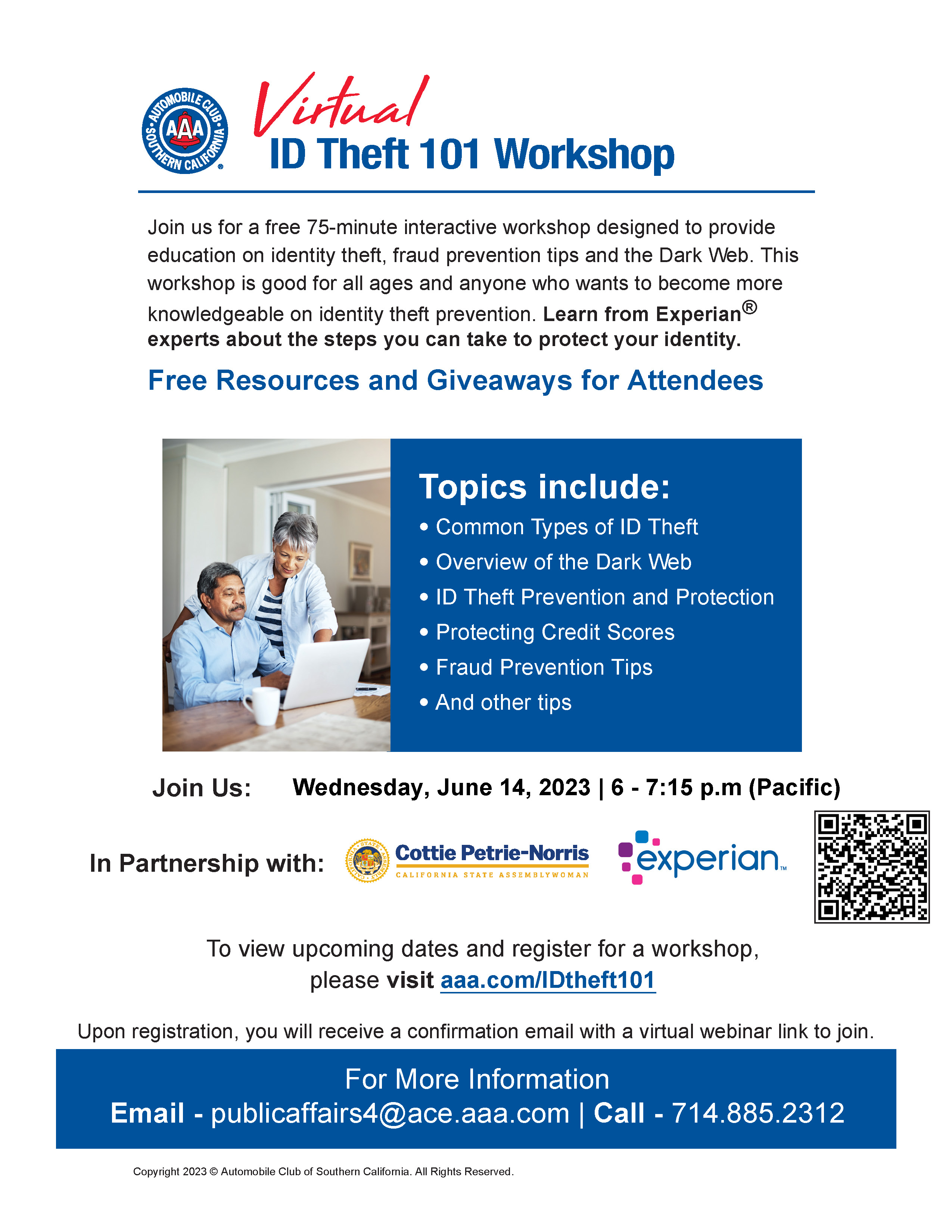 Virtual ID Theft 101 Workshop