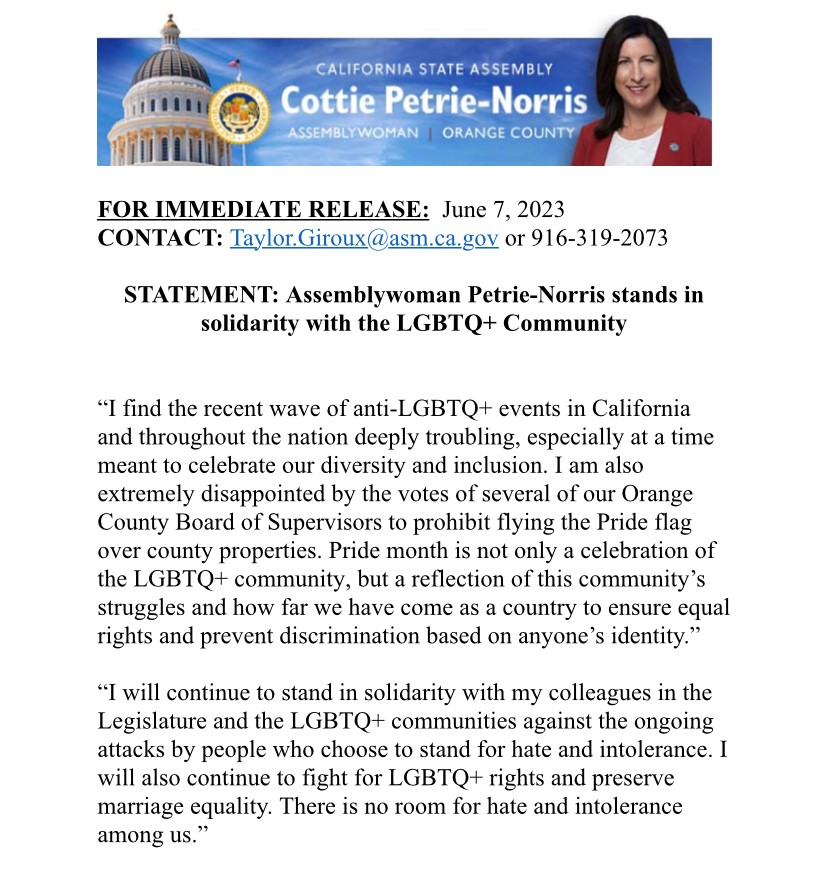 LGBTQ+ statement 