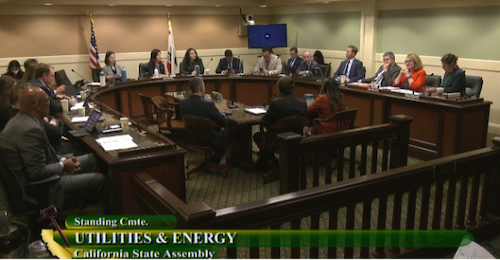 AD73 Utilities and Energy Committee Hearing