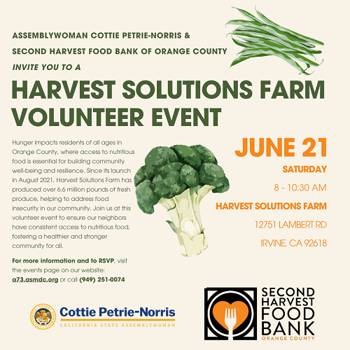AD73 Harvest Solutions Farm Volunteer Event