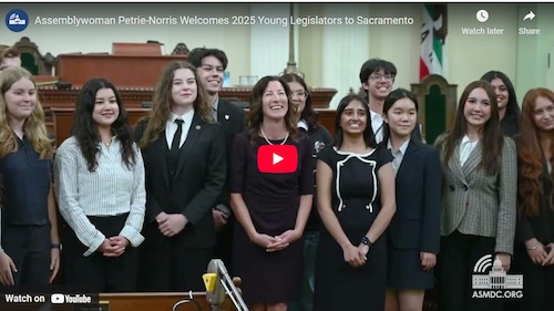 AD73 petrie-norris Young Legislators Program