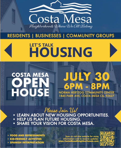 AD73 costa mesa open house