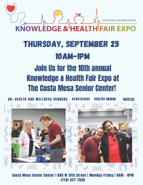 ad73 petrie norris Costa Mesa Knowledge health fair