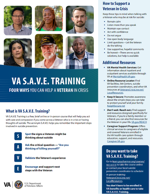 AD73 petrie-norris VA Save training