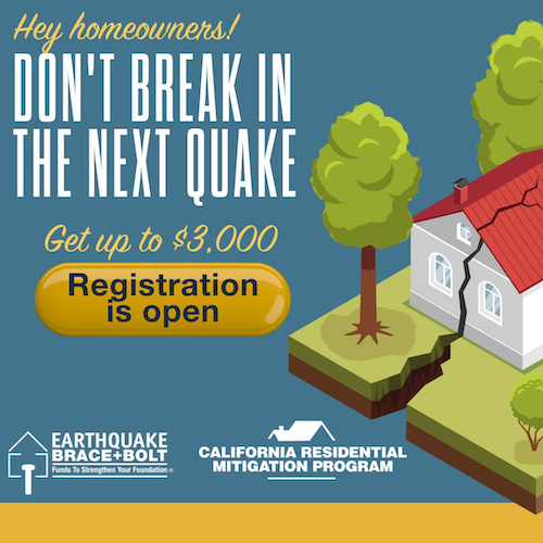 AD73 petrie-norris Earthquake Brace + Bolt Grant Program