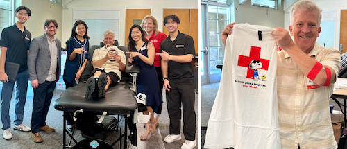 AD73 petrie-norris American Red Cross blood drive with melinda Liu