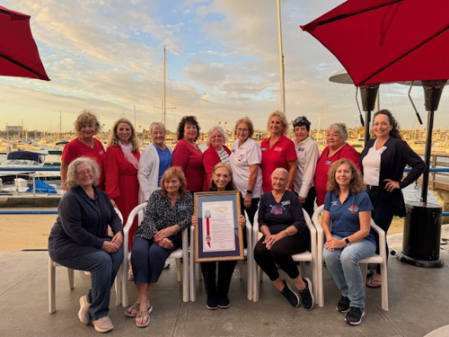 AD73 petrie norris American Legion Auxiliary Newport Harbor Unit 291