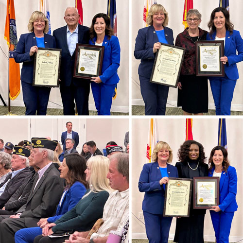 AD73 Orange County District Five veteran of the year ceremony