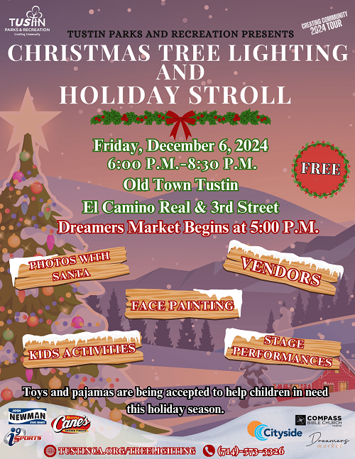 AD73 Tustin Christmas Tree Lighting and Holiday Stroll