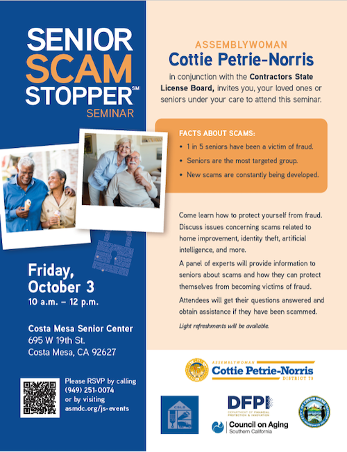 ad73 petrie norries senior scam stopper