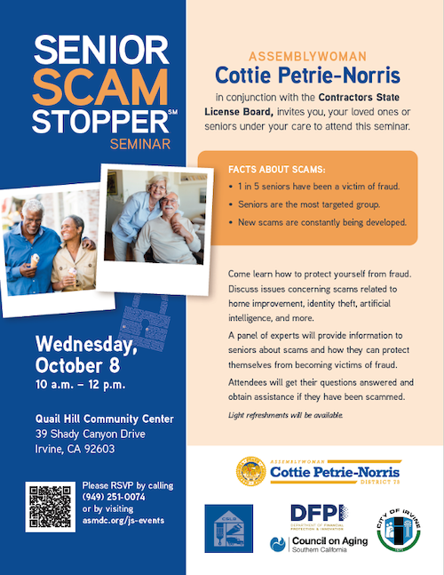 ad73 petrie norries senior scam stopper