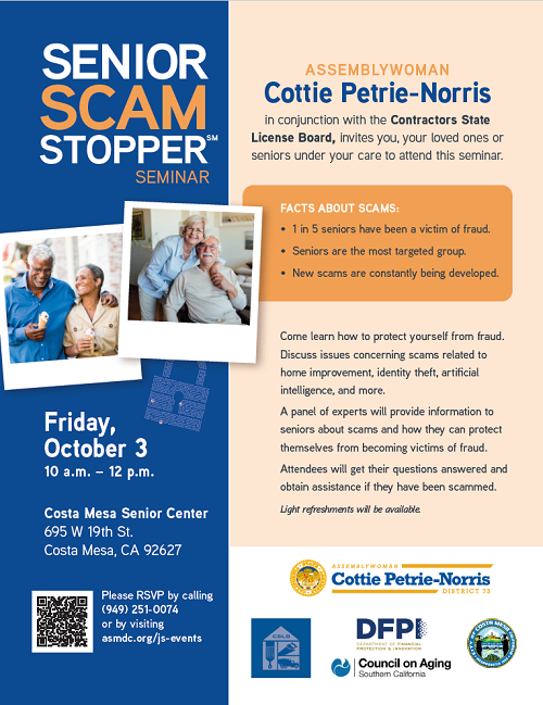 costa mesa senior scam stopper