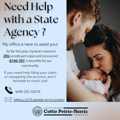 AD73 petrie norris help with state agency