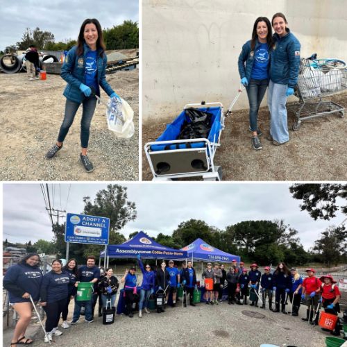 AD73 River Channel Cleanup orange county coastkeeper