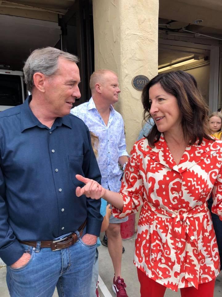 Asm. Petrie-Norris with Mayor Bob Whalen