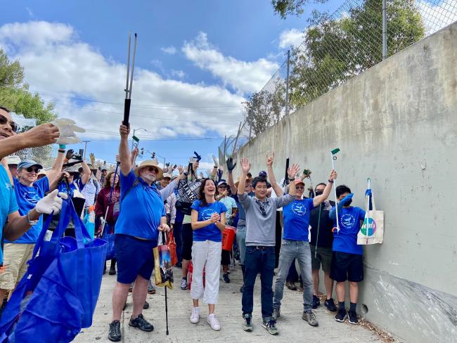 1.25 Tons of Trash Prevented from Entering Newport Bay at Volunteer River Cleanup