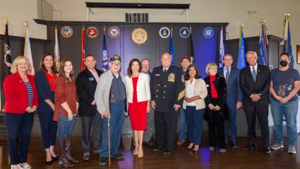 Veterans Day Recognition Event in Newport Beach