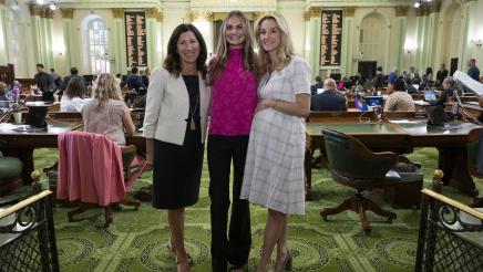 Guest Tiffany Nicole Pluciennik on the Assembly Floor