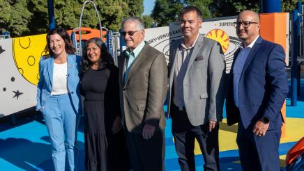 Sweet Shade Park Universal Playground Grand Opening