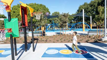 Sweet Shade Park Universal Playground Grand Opening