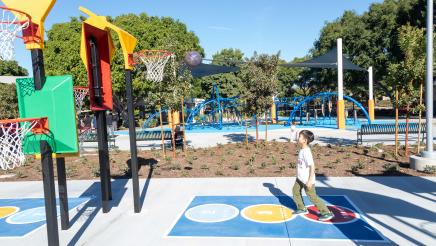Sweet Shade Park Universal Playground Grand Opening